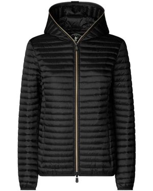 Save The Duck Schwarze alexa stilvolle jacke