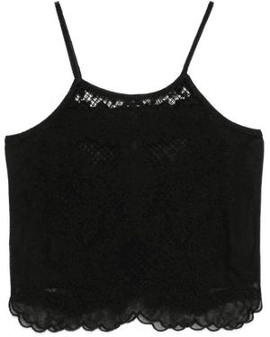 Twinset Sleeveless Tops - Negro