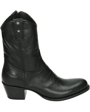 Sendra Western Dameslaars - Schwarz