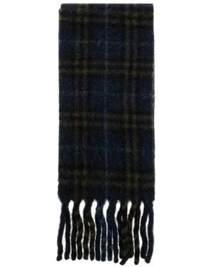 Burberry Accessoires ,Groen ,Wol Wool Scarf - Zwart