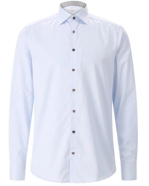 Stenströms Overhemden ,Blauw ,Katoen Formele Overhemden