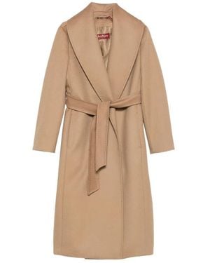 Max Mara Jassen ,Bruin ,Wol Loriana Jas - Naturel