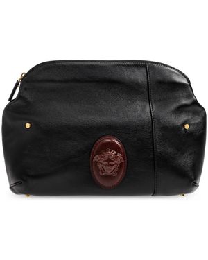 Versace Tassen ,Zwart ,Leer Lou Heuptas