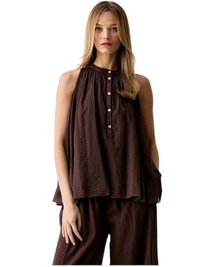 ViCOLO Sleeveless Tops - Nero
