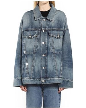 Agolde Denim Jackets - Blauw