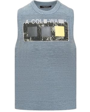 A_COLD_WALL* Ärmelloser Strick-Gilet - Blau