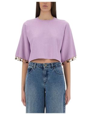 Rabanne T-Shirts - Purple