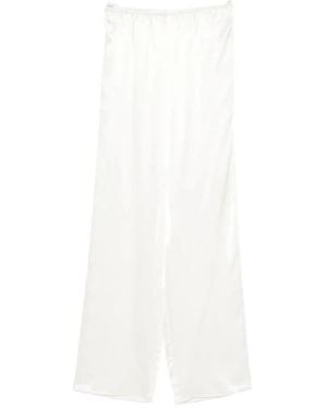 Co. Straight Trousers - White