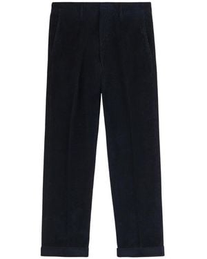 Fay Broeken ,Blauw ,Katoen Velluto 500 Righe Broek