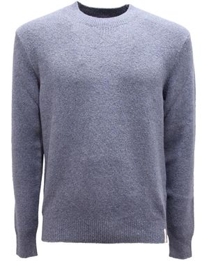 Brooksfield Round-Neck Knitwear - Blue