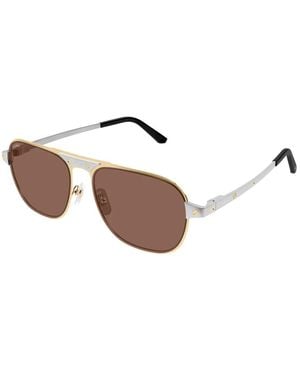 Cartier Santos Navigator Sonnenbrille - Braun