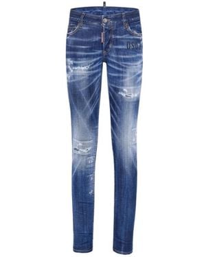 DSquared² Jennifer Skinny Jeans - Blauw