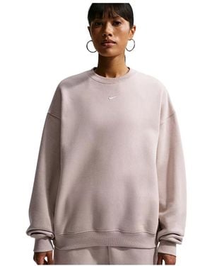 Nike Studio Fleece Medium Weight Oversized Crew - Bruin