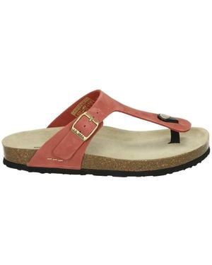 Josef Seibel Rosa Nubuk Slip-On Sandale - Braun