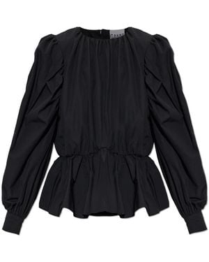 Ganni Blouses - Negro