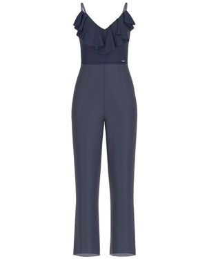 Guess Eleganter Blauer Jumpsuit Für Frauen
