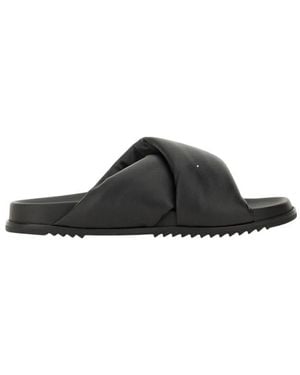 Rick Owens Ledersandalen - Schwarz