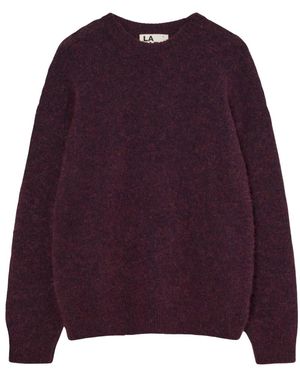 La Paz Round-Neck Knitwear - Violet