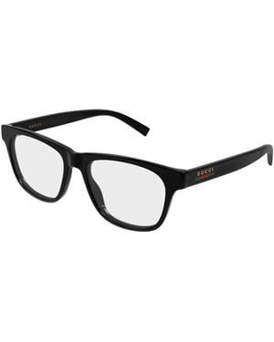Gucci Rechthoekig Optisch Montuur - Zwart