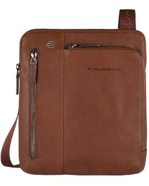Piquadro Cross Body Messenger - Brown