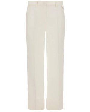 Herno Cropped Trousers - White