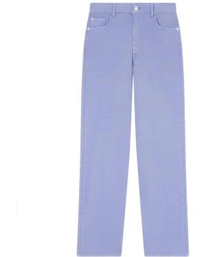 Emporio Armani Jeans ,Paars ,Denim Comfort Denim Jeans - Blauw