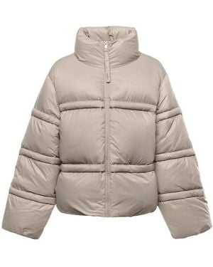 Axel Arigato Jassen ,Grijs ,Leer Veil Puffer Jacket