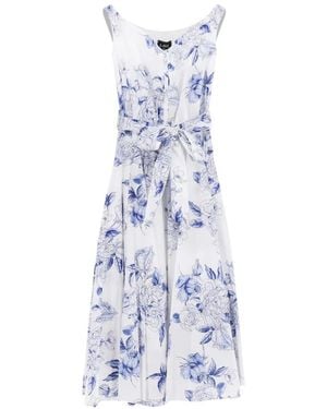 Lavi Bs7Wd004 Ausgestelltes Kleid - Blau