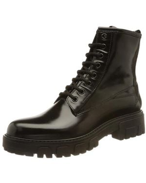 HUGO Schwarze Schnürstiefeletten Für Frauen