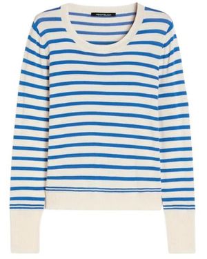 Pennyblack Round-Neck Mesh Knit - Blauw