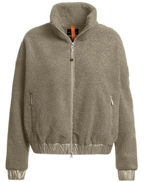 Parajumpers Jassen ,Polyester Sori Full-Zip Sweatshirt - Groen