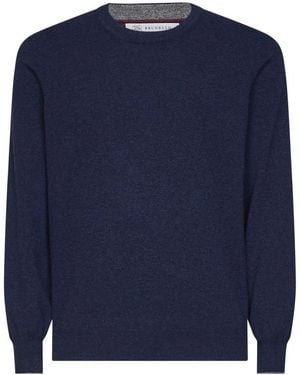 Brunello Cucinelli Cashmere Knitwear - Blue