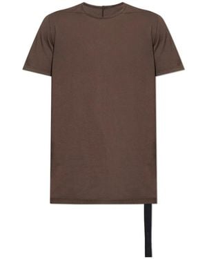 Rick Owens T-Shirt Mit Level T-Logo - Braun