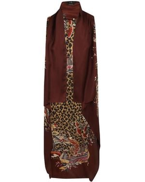 Etro Silky Scarves - Marrone