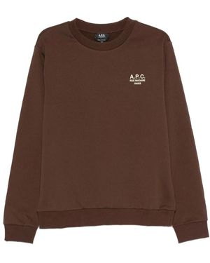 A.P.C. Sweatshirts - Marrón