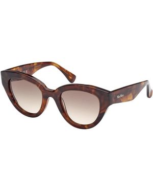 Max Mara Accessoires ,Bruin ,Square Zonnebril