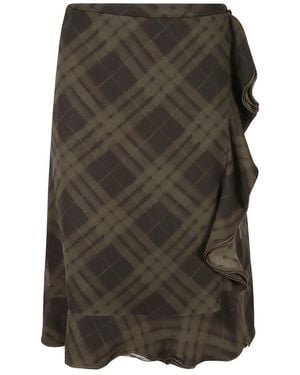 Burberry Midi Skirts - Green