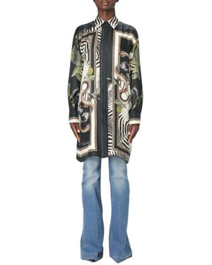Roberto Cavalli Shirt Dresses - Blauw