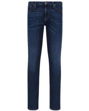 Emporio Armani Slim-Fit Jeans - Blauw