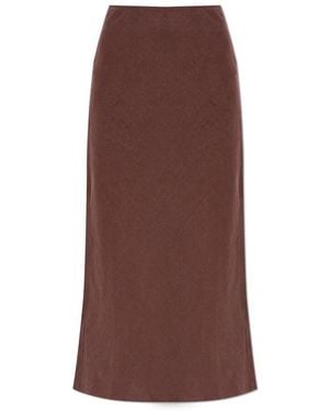 Samsøe & Samsøe Midi Skirts - Brown