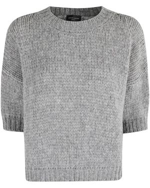 Roberto Collina Round-Neck Knitwear - Gris