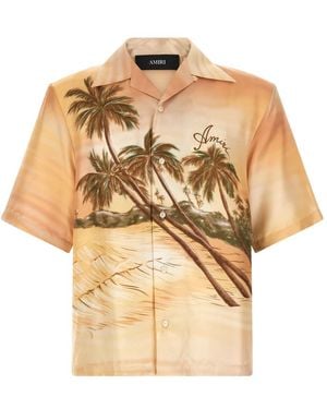 Amiri Palms Camp Shirt - Naturel