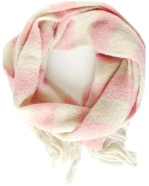 Samsøe & Samsøe Accessoires ,Roze ,Wol Alex Scarf