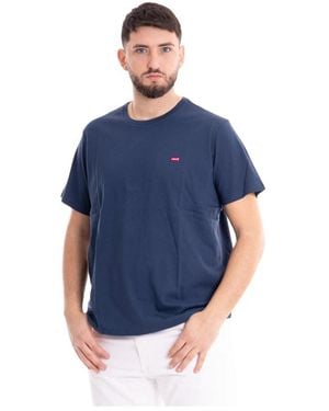 Levi's T-Shirt Original Housemark - Blauw