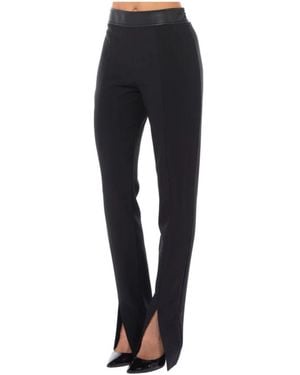 Nenette Slim-Fit Trousers - Black
