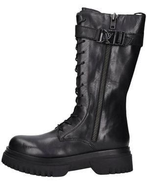 Emanuélle Vee Lace-Up Boots - Black