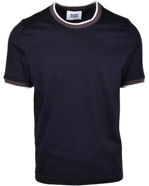 Alpha Studio Cotone elastan t-shirt - Blu