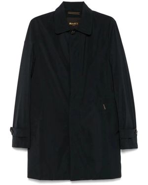 Moorer Single-Breasted Coats - Nero