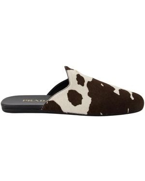 Prada Mules - Brown