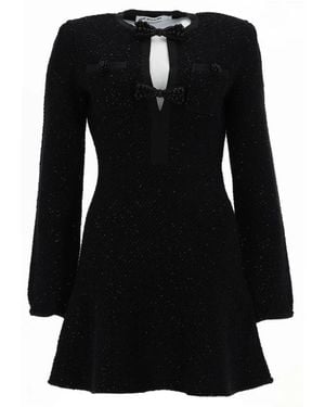 Self-Portrait Short Dresses - Black
